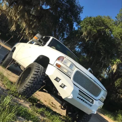 GMC 2500-3500HD 1999-2002 with CLASSIC FRONT Weld It Yourself STANDARD installed