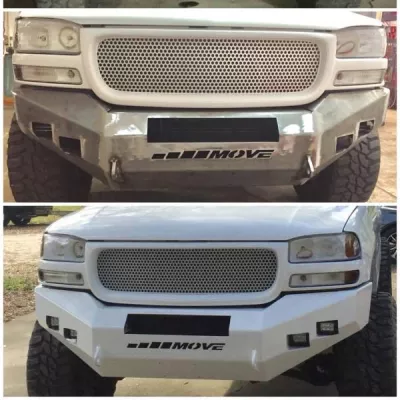 GMC 2500-3500HD 1999-2002 with CLASSIC FRONT Weld It Yourself STANDARD installed