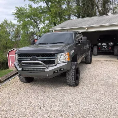 CHEVY 2500-3500HD 2011-2014 with CLASSIC FRONT Weld It Yourself STANDARD installed