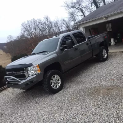 CHEVY 2500-3500HD 2011-2014 with CLASSIC FRONT Weld It Yourself STANDARD installed