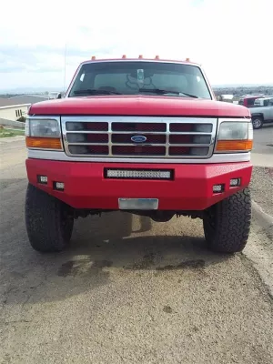 FORD F250-350 1992-1998 with CLASSIC FRONT Weld It Yourself STANDARD installed