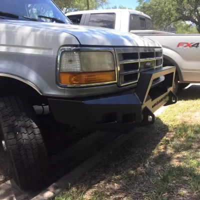 FORD F250-350 1992-1998 with CLASSIC FRONT Weld It Yourself STANDARD installed