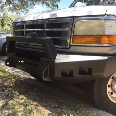 FORD F250-350 1992-1998 with CLASSIC FRONT Weld It Yourself STANDARD installed