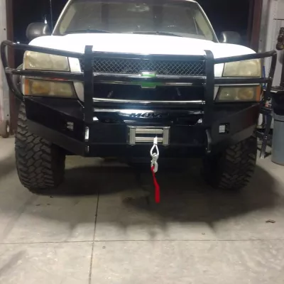 CHEVY 1500 2003-2007 with CLASSIC FRONT Weld It Yourself Offroad installed