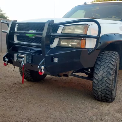 CHEVY 1500 2003-2007 with CLASSIC FRONT Weld It Yourself Offroad installed