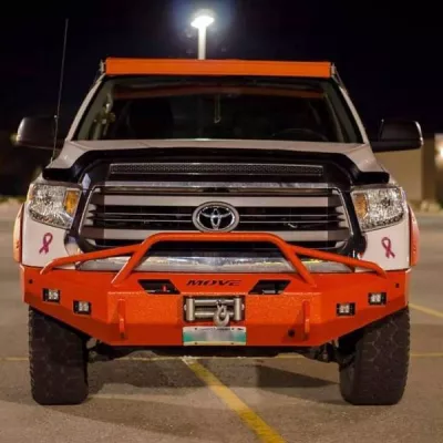 TOYOTA TUNDRA 2014-2021 with CLASSIC FRONT Weld It Yourself Offroad installed