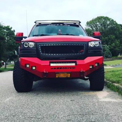 GMC 2500-3500HD 2003-2007 with CLASSIC FRONT Weld It Yourself STANDARD installed