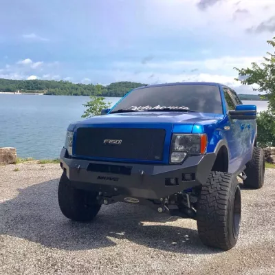 FORD F150 2009-2014 with CLASSIC FRONT Weld It Yourself STANDARD installed