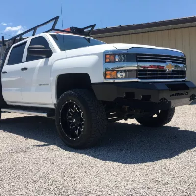 CHEVY 2500-3500HD 2015-2019 with CLASSIC FRONT Weld It Yourself STANDARD installed