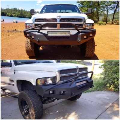 DODGE 2500-3500 1994-2002 with CLASSIC FRONT Weld It Yourself STANDARD installed