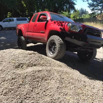 TOYOTA TACOMA 2012-2015 with CLASSIC FRONT Weld It Yourself STANDARD installed