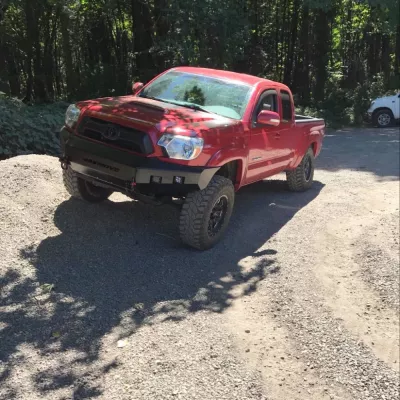 TOYOTA TACOMA 2012-2015 with CLASSIC FRONT Weld It Yourself STANDARD installed