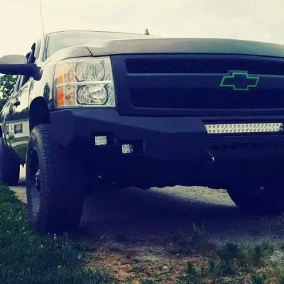 CHEVY 1500 2007.5-2013 with CLASSIC FRONT Weld It Yourself STANDARD installed