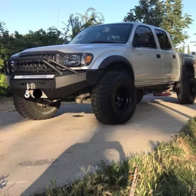 TOYOTA TACOMA 1995-2004 with CLASSIC FRONT Weld It Yourself STANDARD installed