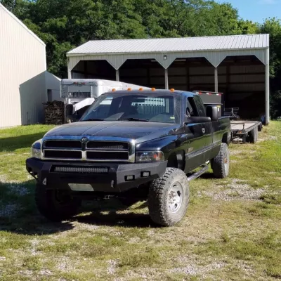 DODGE 2500-3500 1994-2002 with CLASSIC FRONT Weld It Yourself STANDARD installed