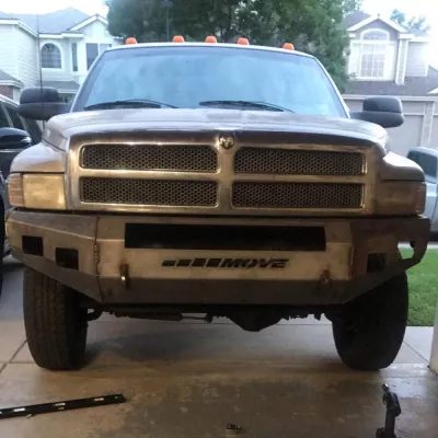 DODGE 2500-3500 1994-2002 with CLASSIC FRONT Weld It Yourself STANDARD installed