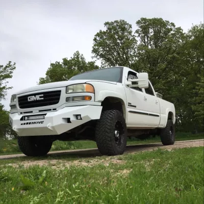 GMC 2500-3500HD 2003-2007 with CLASSIC FRONT Weld It Yourself STANDARD installed