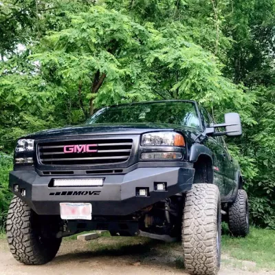 GMC 2500-3500HD 2003-2007 with CLASSIC FRONT Weld It Yourself STANDARD installed