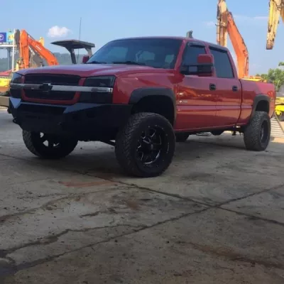 CHEVY 2500-3500HD 2003-2007 with CLASSIC FRONT Weld It Yourself STANDARD installed
