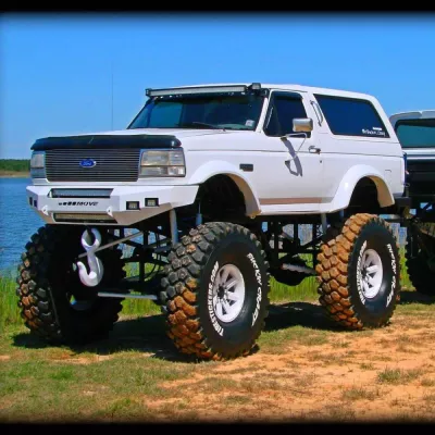 FORD BRONCO 1992-1996 with CLASSIC FRONT Weld It Yourself STANDARD installed