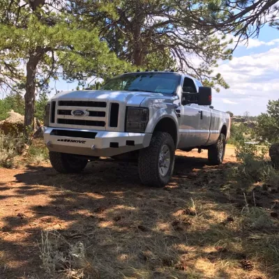 FORD F250-350 2008-2010 with CLASSIC FRONT Weld It Yourself STANDARD installed