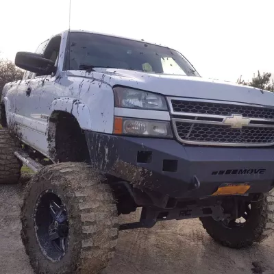 CHEVY 2500-3500HD 2003-2007 with CLASSIC FRONT Weld It Yourself STANDARD installed