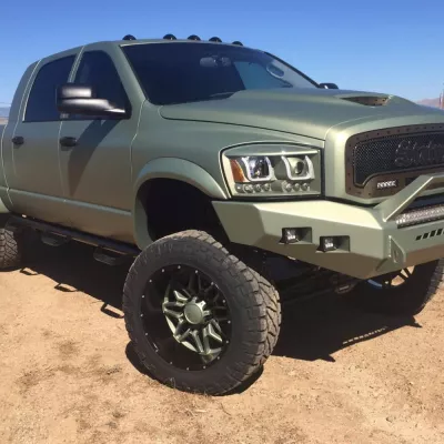 DODGE 2500-3500 2006-2009 with CLASSIC FRONT Weld It Yourself STANDARD installed