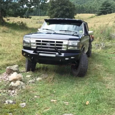 FORD F250-350 1992-1998 with CLASSIC FRONT Weld It Yourself STANDARD installed