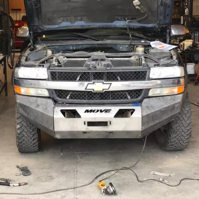 CHEVY 2500-3500HD 1999-2002 with CLASSIC FRONT Weld It Yourself Offroad installed
