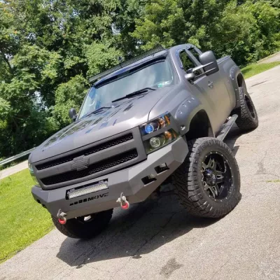 CHEVY 1500 2007.5-2013 with CLASSIC FRONT Weld It Yourself STANDARD installed