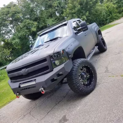 CHEVY 1500 2007.5-2013 with CLASSIC FRONT Weld It Yourself STANDARD installed