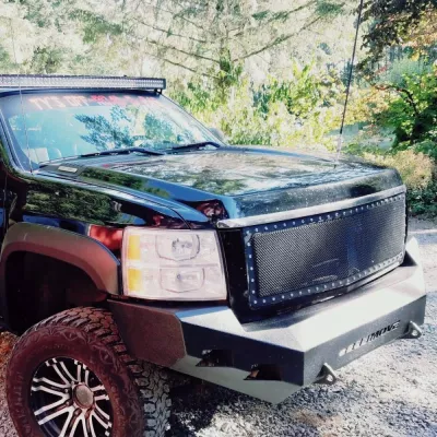 CHEVY 2500-3500HD 2007.5-2010 with CLASSIC FRONT Weld It Yourself STANDARD installed