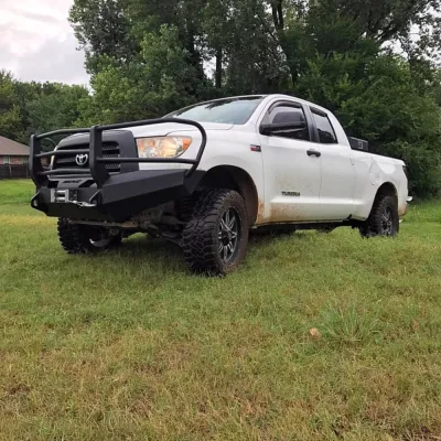 TOYOTA TUNDRA 2007-2013 with CLASSIC FRONT Weld It Yourself Offroad installed