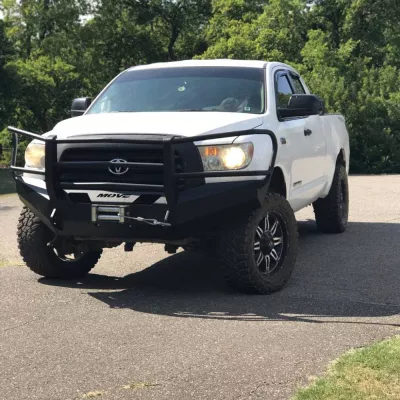 TOYOTA TUNDRA 2007-2013 with CLASSIC FRONT Weld It Yourself Offroad installed
