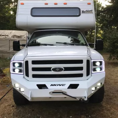 FORD F250-350 1999-2004 with CLASSIC FRONT W.I.Y.KIT OFFROAD installed