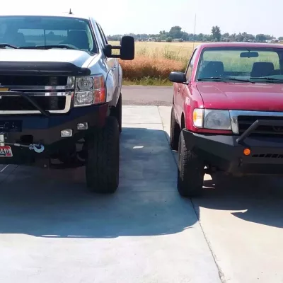 TOYOTA TACOMA 1995-2004 with CLASSIC FRONT Weld It Yourself STANDARD installed
