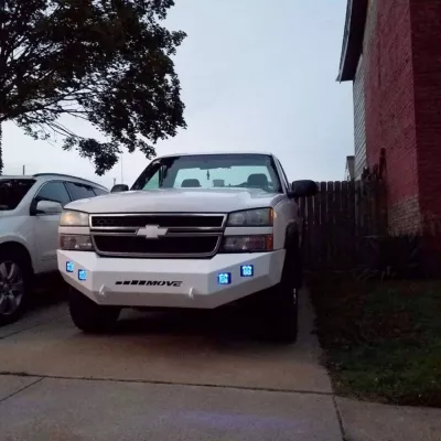 CHEVY 2500-3500HD 2003-2007 with CLASSIC FRONT Weld It Yourself STANDARD installed