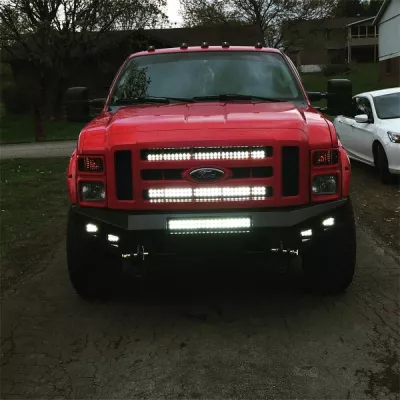 FORD F250-350 2008-2010 with CLASSIC FRONT Weld It Yourself STANDARD installed