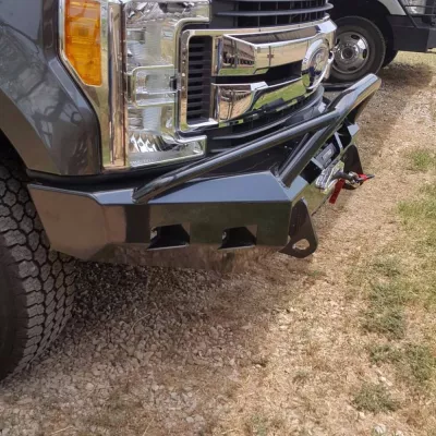 FORD F250-350 2017-2019 with CLASSIC FRONT Weld It Yourself Offroad installed