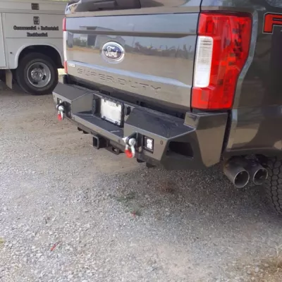 FORD F250-350 2017-2019 with CLASSIC REAR Weld It Yourself STANDARD installed