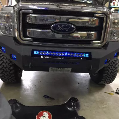 FORD F250-350 2011-2016 with CLASSIC FRONT W.I.Y.KIT STANDARD installed