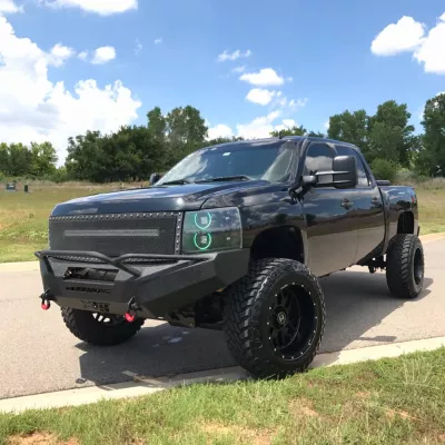 CHEVY 1500 2007.5-2013 with CLASSIC FRONT Weld It Yourself STANDARD installed
