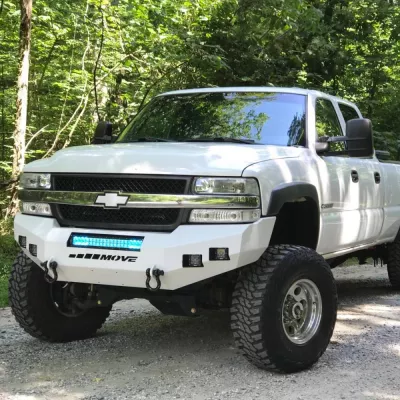 CHEVY 2500-3500HD 1999-2002 with CLASSIC FRONT Weld It Yourself STANDARD installed