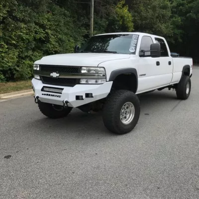 CHEVY 2500-3500HD 1999-2002 with CLASSIC FRONT Weld It Yourself STANDARD installed