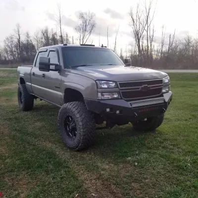 CHEVY 2500-3500HD 2003-2007 with CLASSIC FRONT Weld It Yourself STANDARD installed