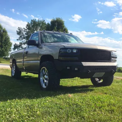 CHEVY 1500 1999-2002 with CLASSIC FRONT Weld It Yourself STANDARD installed