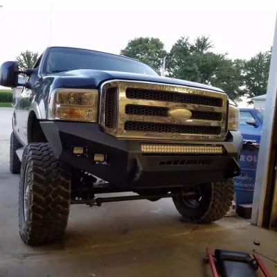 FORD F250-350 2005-2007 with CLASSIC FRONT Weld It Yourself STANDARD installed