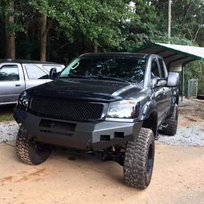NISSAN TITAN 2003-2015 with CLASSIC FRONT Weld It Yourself STANDARD installed