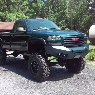 GMC 2500-3500HD 2003-2007 with CLASSIC FRONT Weld It Yourself STANDARD installed