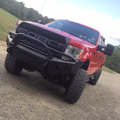 FORD F150 2009-2014 with CLASSIC FRONT Weld It Yourself STANDARD installed